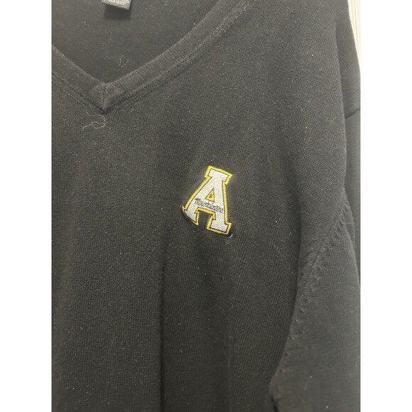 Antigua Appalachian State Men's V-neck Embroidered Pullover Sweater Size XL ASU - Picture 2 of 4